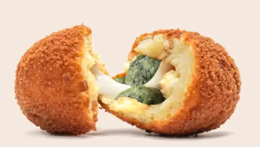 Arancina Spinach Bechamel